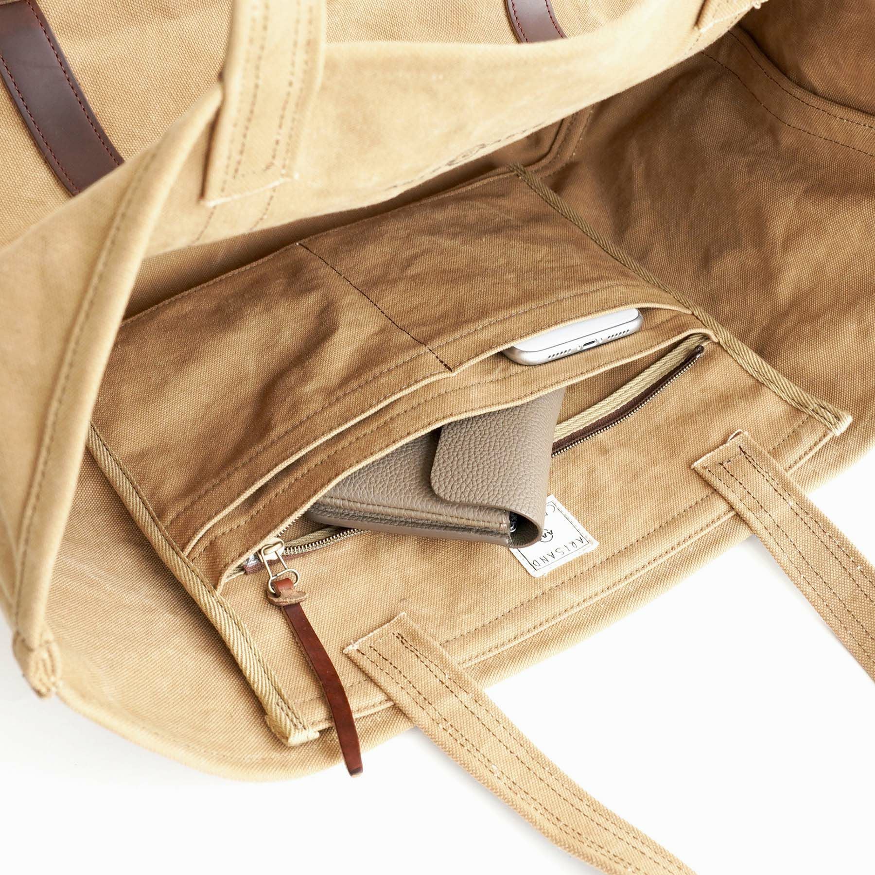 AGING CANVAS BASIC TOTE ベーシックトート | evergreen works online