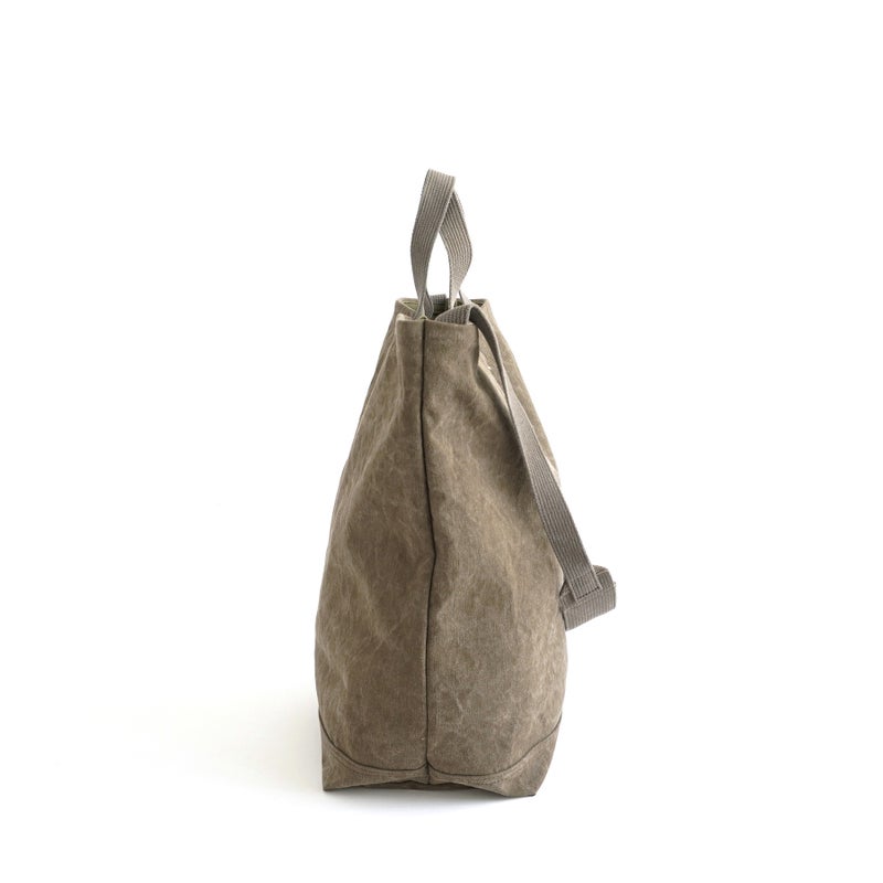 9 CANVAS 2WAY GROCERY TOTE 2ウェイグロサリートート | evergreen 