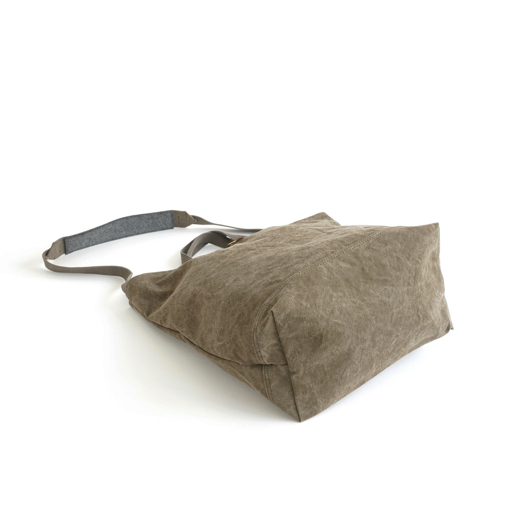 9 CANVAS 2WAY GROCERY TOTE 2ウェイグロサリートート | evergreen