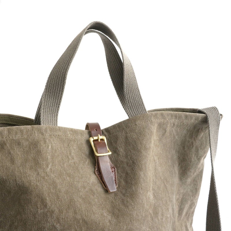 9 CANVAS 2WAY GROCERY TOTE 2ウェイグロサリートート | evergreen 