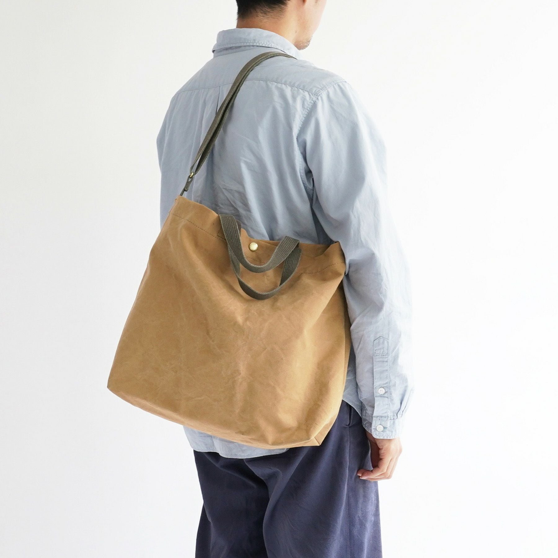 9 CANVAS 2WAY WIDE TOTE 2ウェイワイドトート | evergreen works