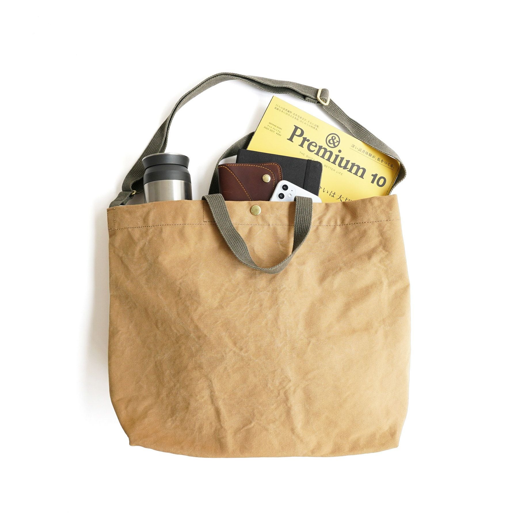 9 CANVAS 2WAY WIDE TOTE 2ウェイワイドトート | evergreen works