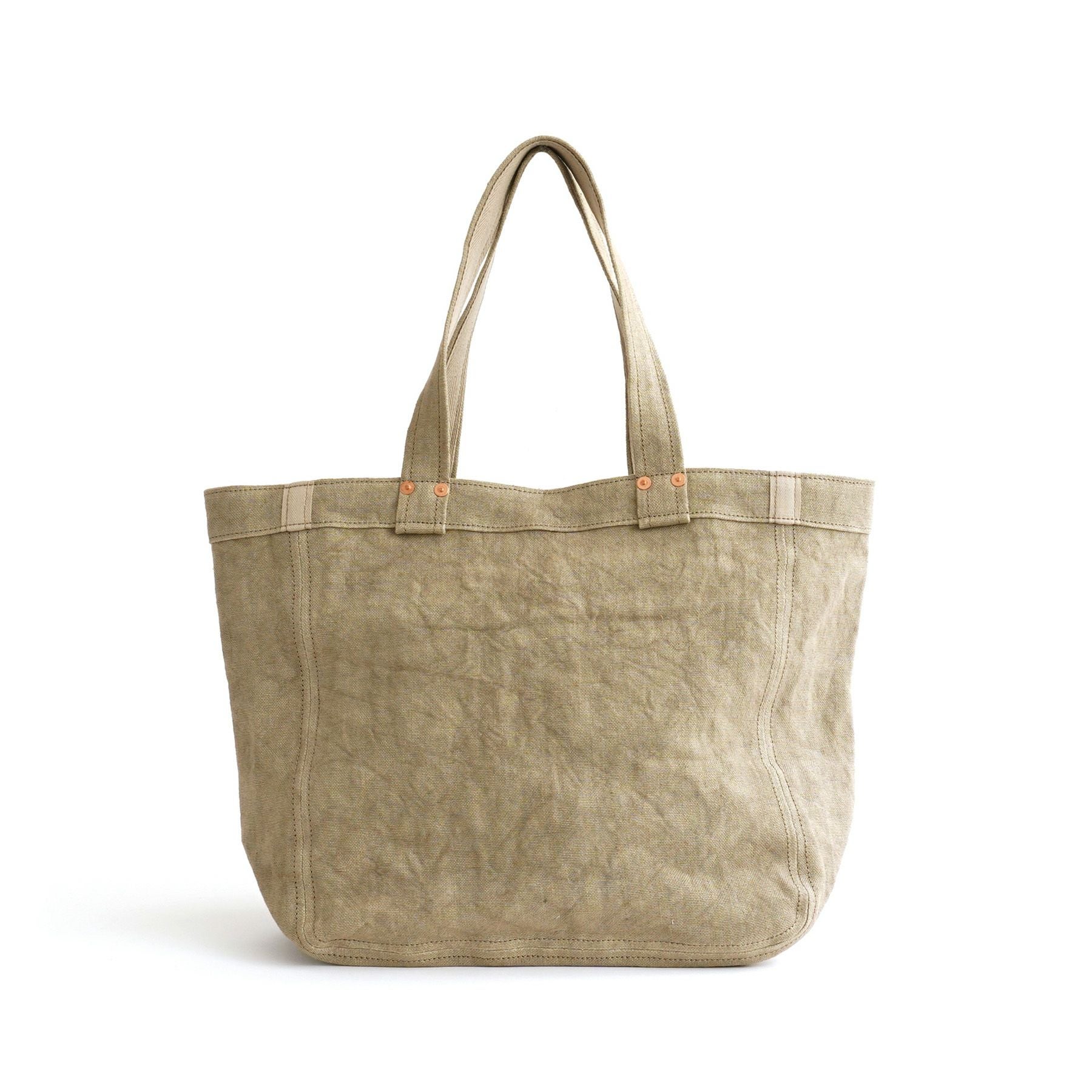 LINEN CANVAS TOTE M トートM | evergreen works online store