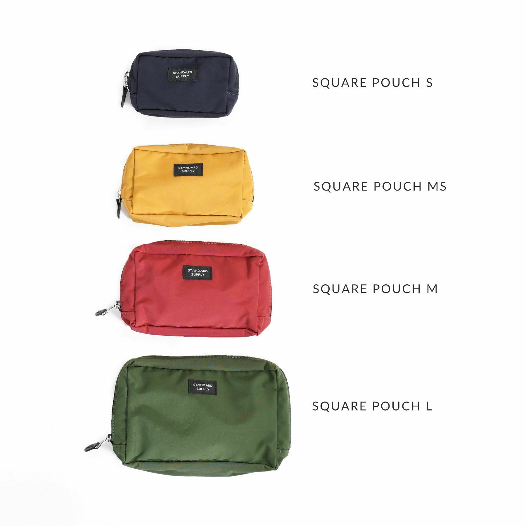 SIMPLICITY SQUARE POUCH MS スクエアポーチMS | evergreen works