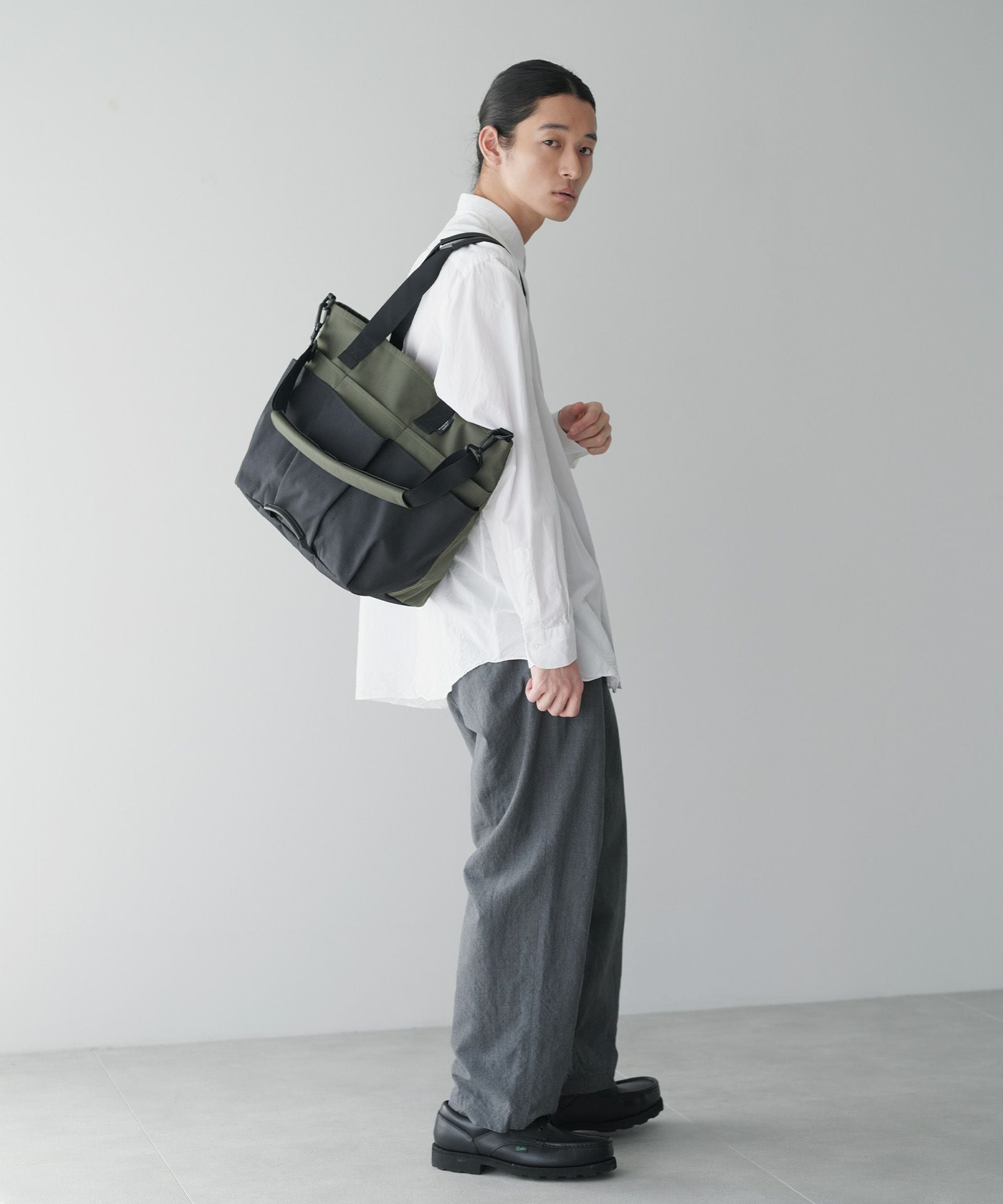 ECO STEP 2WAY UTILITY TOTE 2ウェイユーティリティトート | evergreen