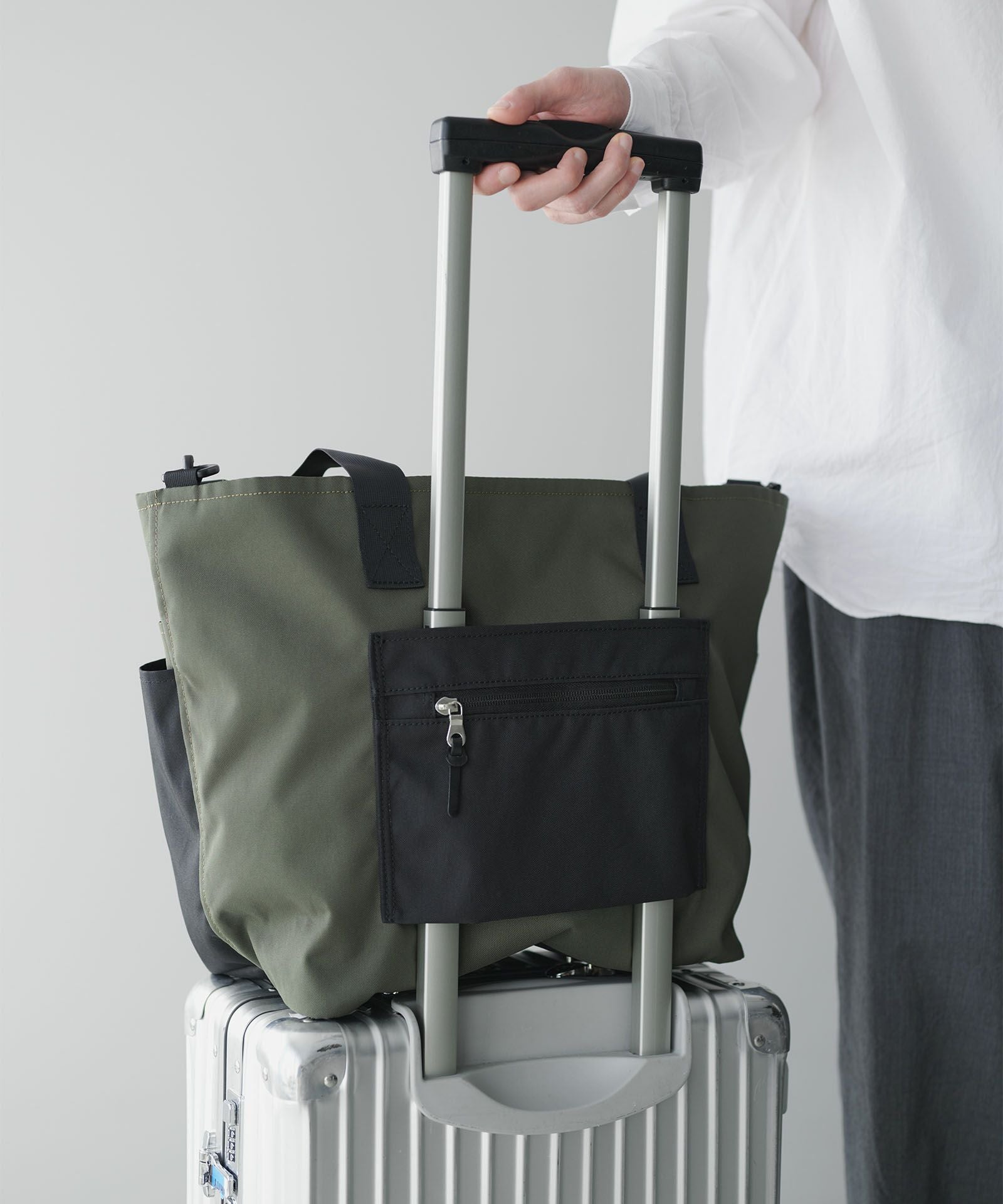 ECO STEP 2WAY UTILITY TOTE 2ウェイユーティリティトート | evergreen