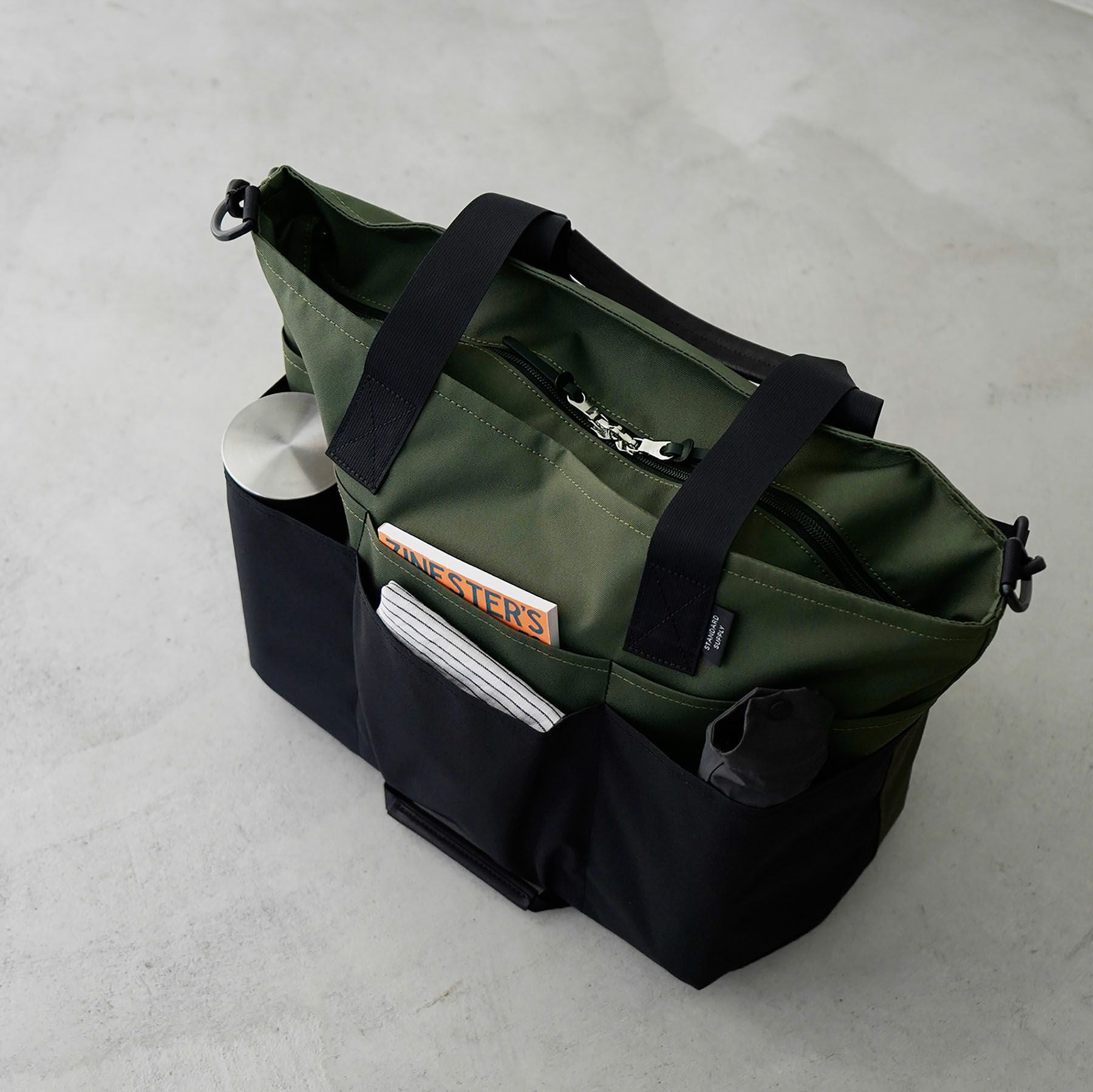ECO STEP 2WAY UTILITY TOTE 2ウェイユーティリティトート | evergreen