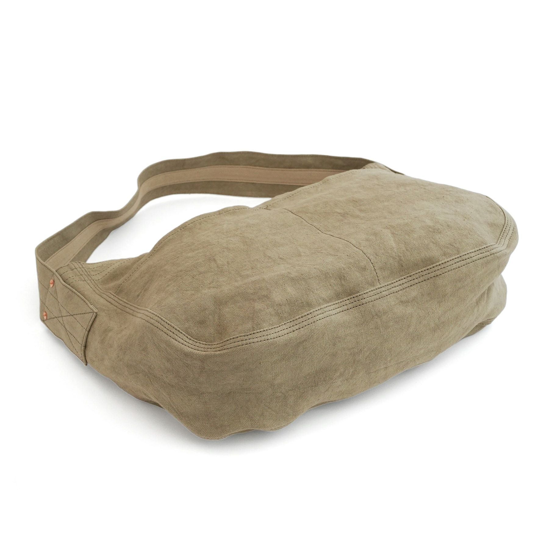 LINEN CANVAS NEWSPAPER BAG ニュースペーパーバッグ | evergreen