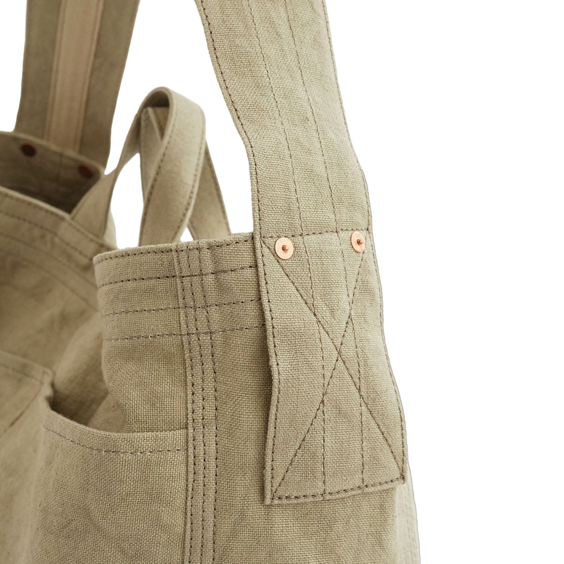 LINEN CANVAS NEWSPAPER BAG ニュースペーパーバッグ | evergreen