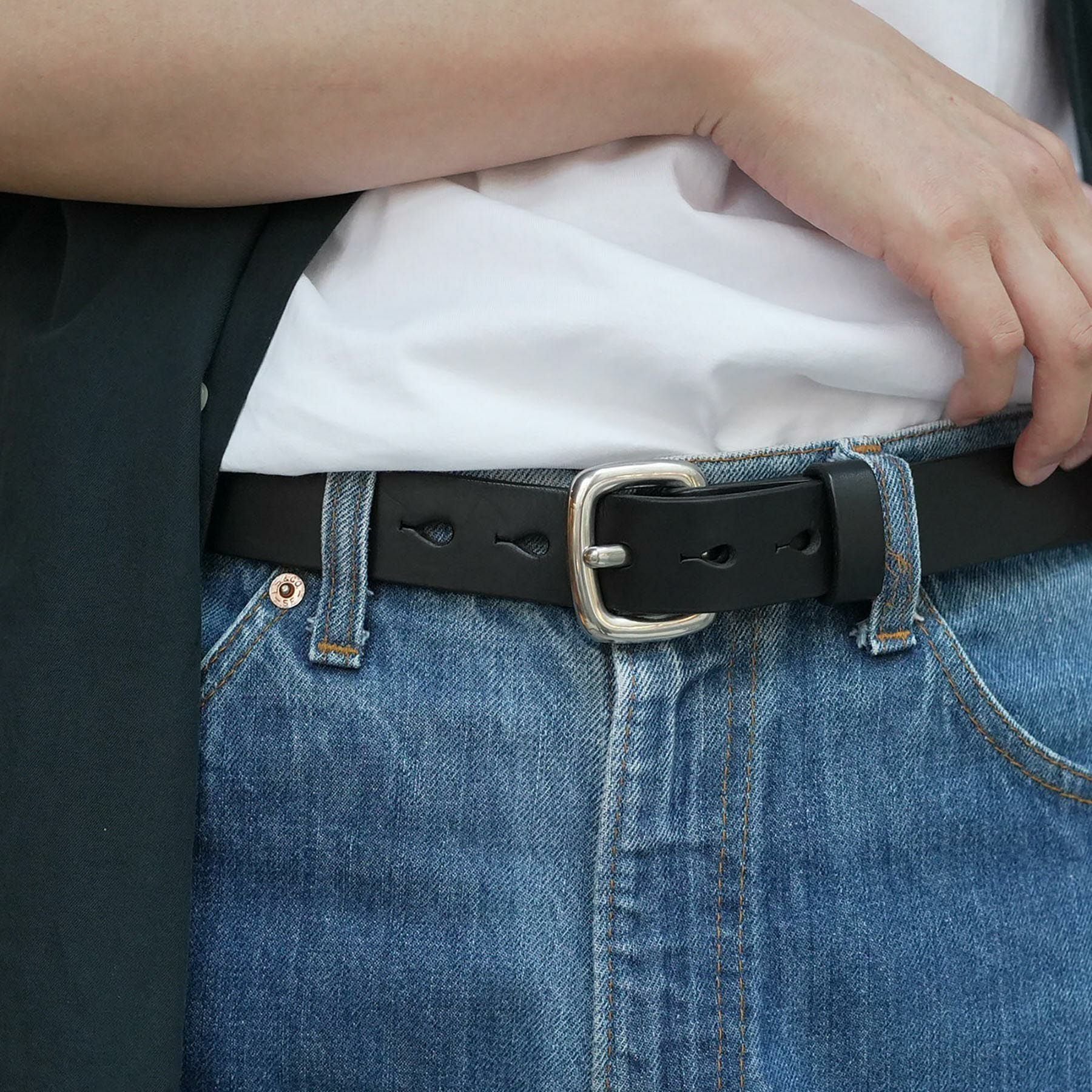 THICK BUCKLE BELT シックバックルベルト | evergreen works online store