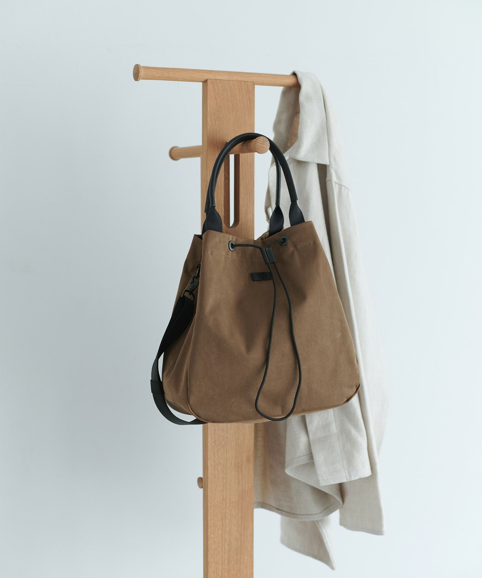 MIL CLOTH 2WAY DRAW STRING TOTE 2ウェイドローストリングトート