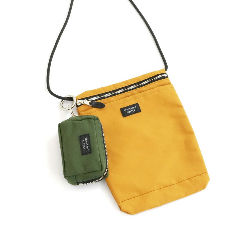 SIMPLICITY SQUARE CHARM POUCH スクエアチャームポーチ | evergreen 