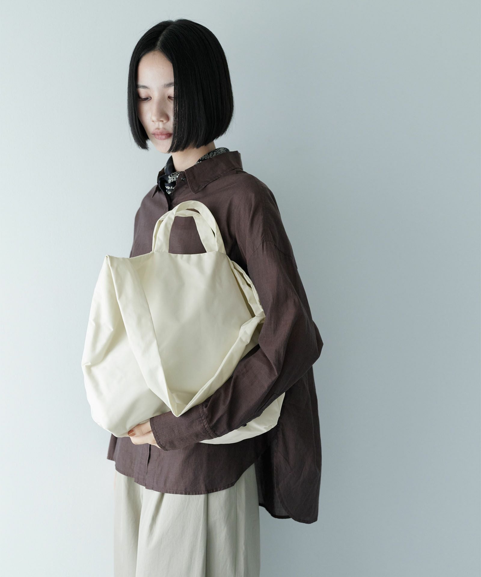 HIGH COUNT CLOTH 2WAY TOTE 2ウェイトート | evergreen works online
