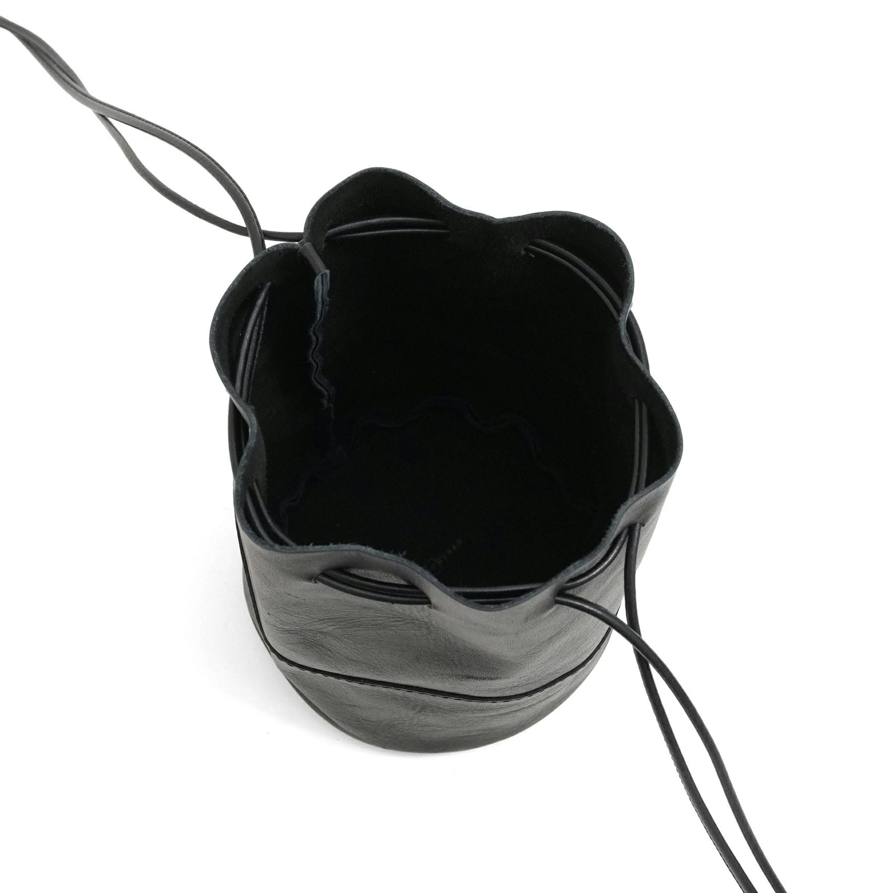 HORSE LEATHER DRAWSTRINGS POUCH S ドローストリングスポーチS