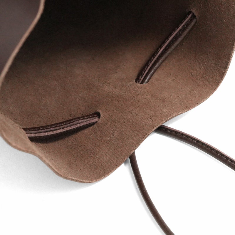 HORSE LEATHER DRAWSTRINGS POUCH S ドローストリングスポーチS 