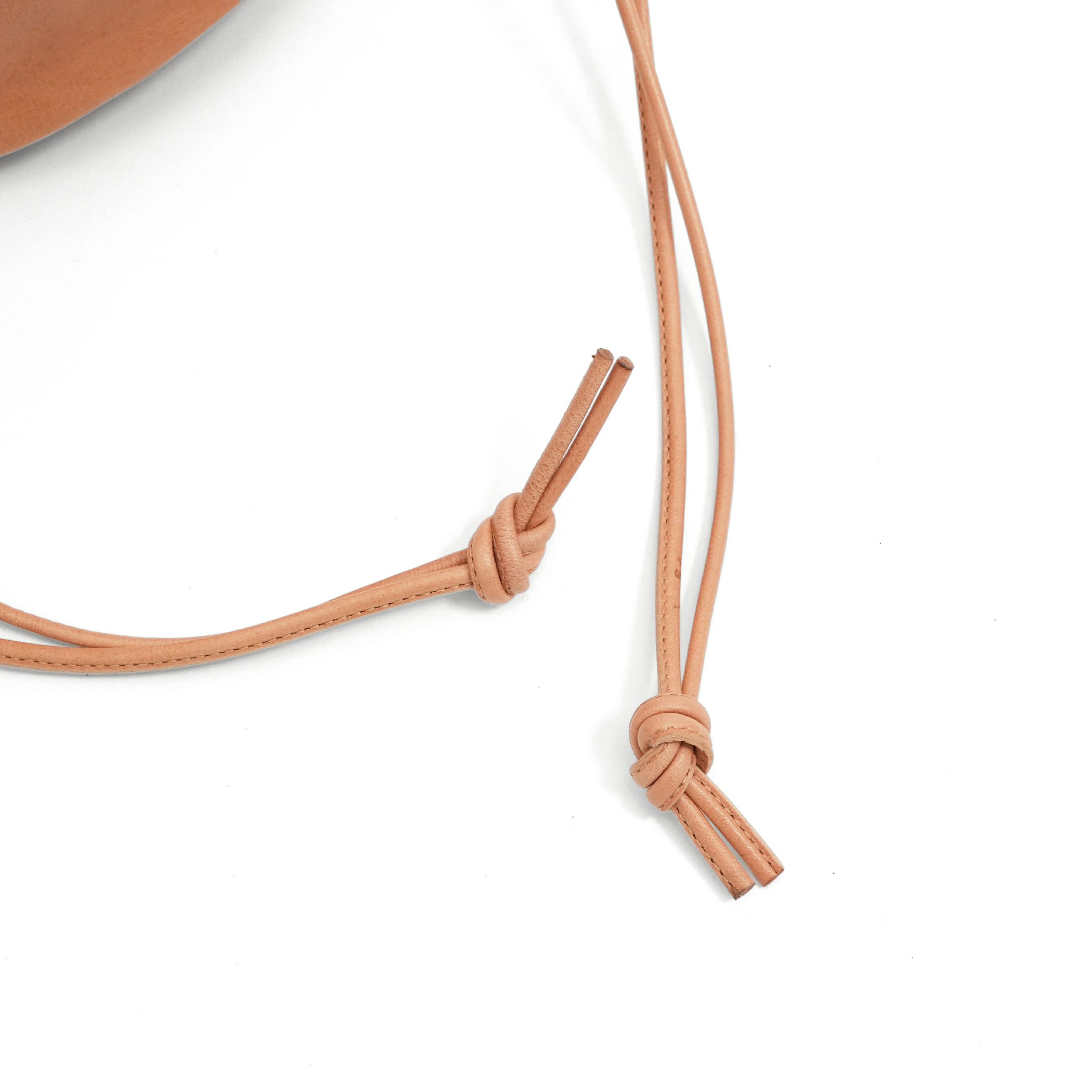 HORSE LEATHER DRAWSTRINGS POUCH M ドローストリングスポーチM