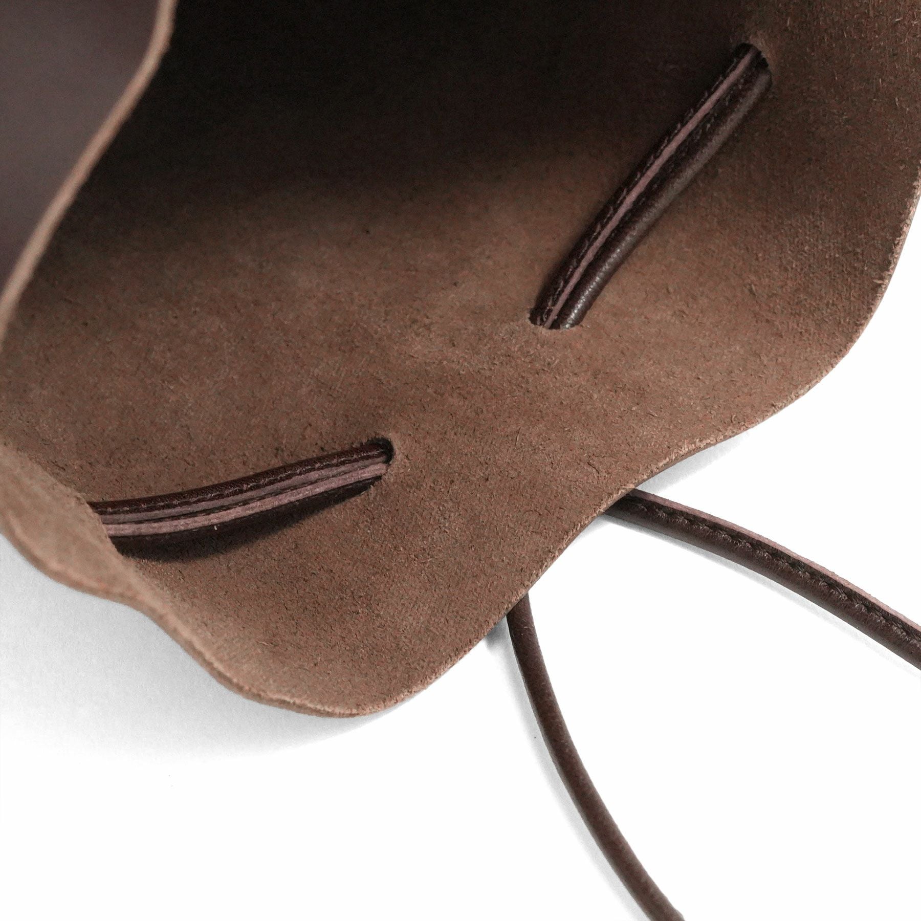 HORSE LEATHER DRAWSTRINGS POUCH M ドローストリングスポーチM