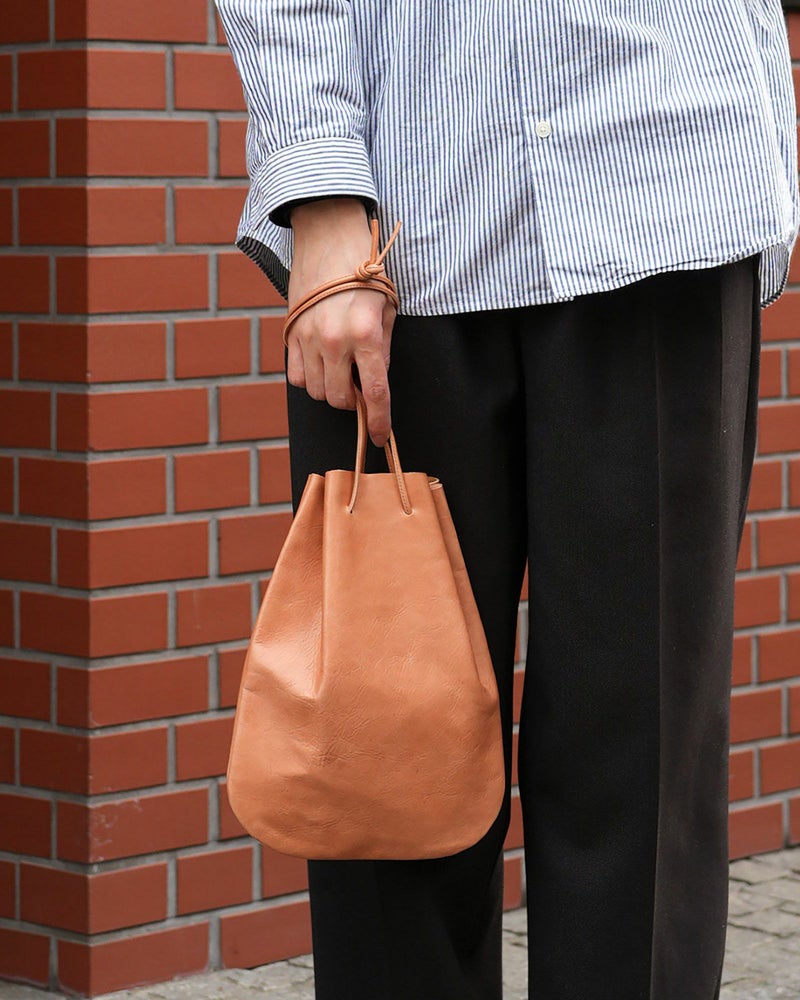 HORSE LEATHER DROP SHAPE POUCH M ドロップシェイプポーチM 