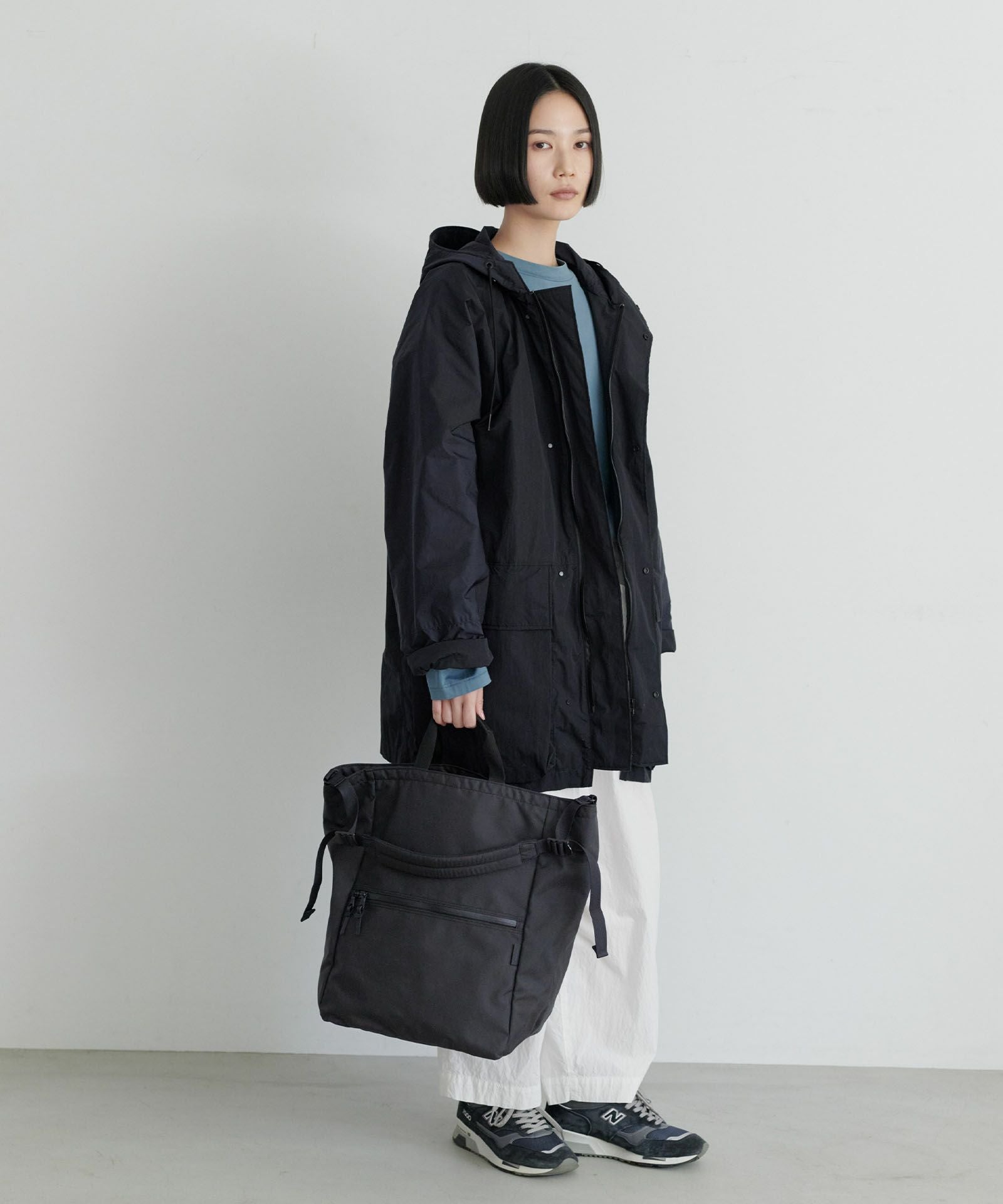 MATTE STAND UP 2WAY TOTE スタンドアップ2ウェイトート | evergreen