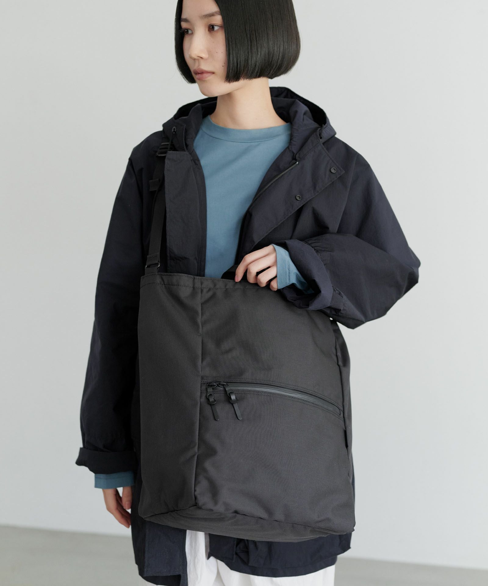 MATTE STAND UP 2WAY TOTE スタンドアップ2ウェイトート | evergreen