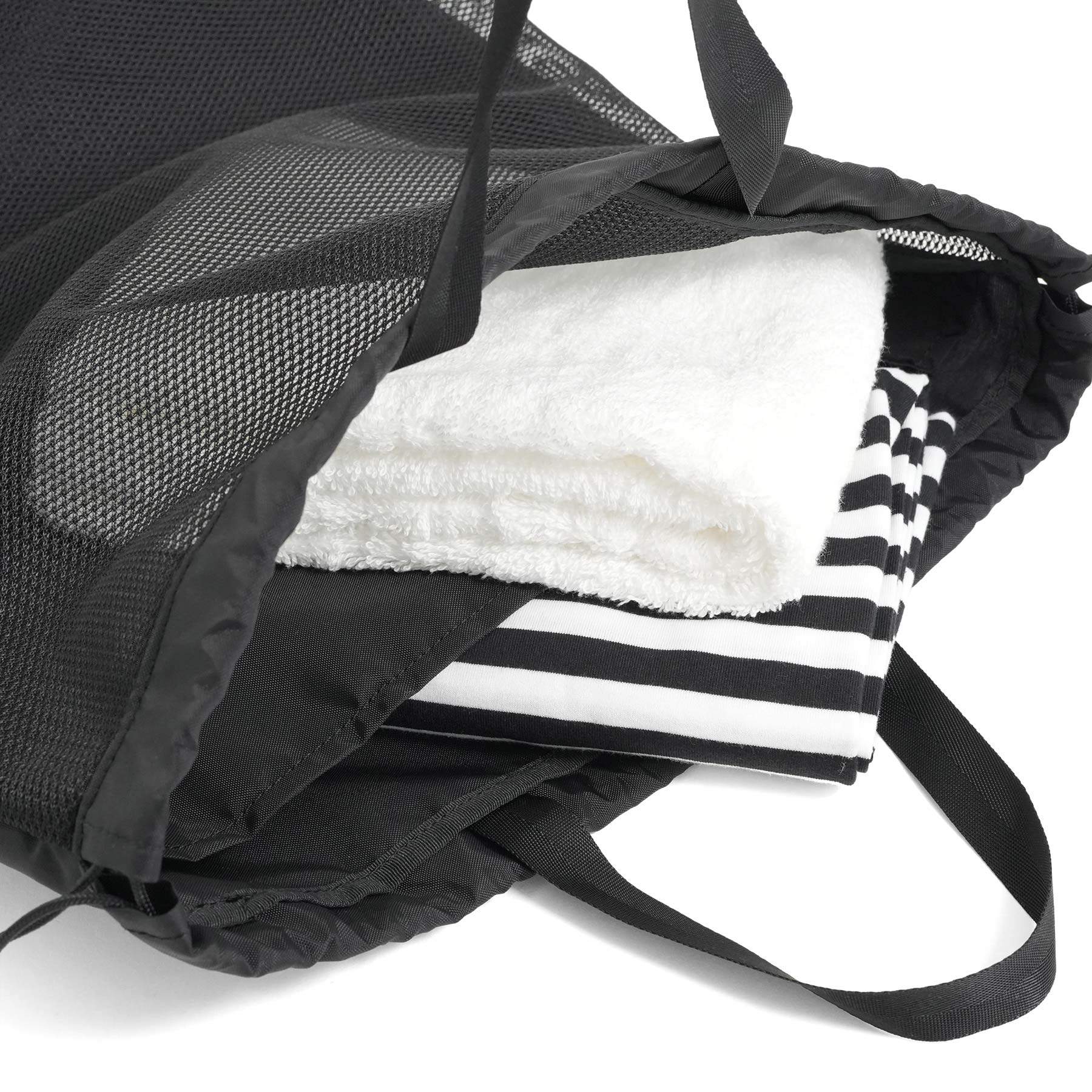DRY GOODS 2R DRAW STRING POUCH 2ルームドローストリングポーチ