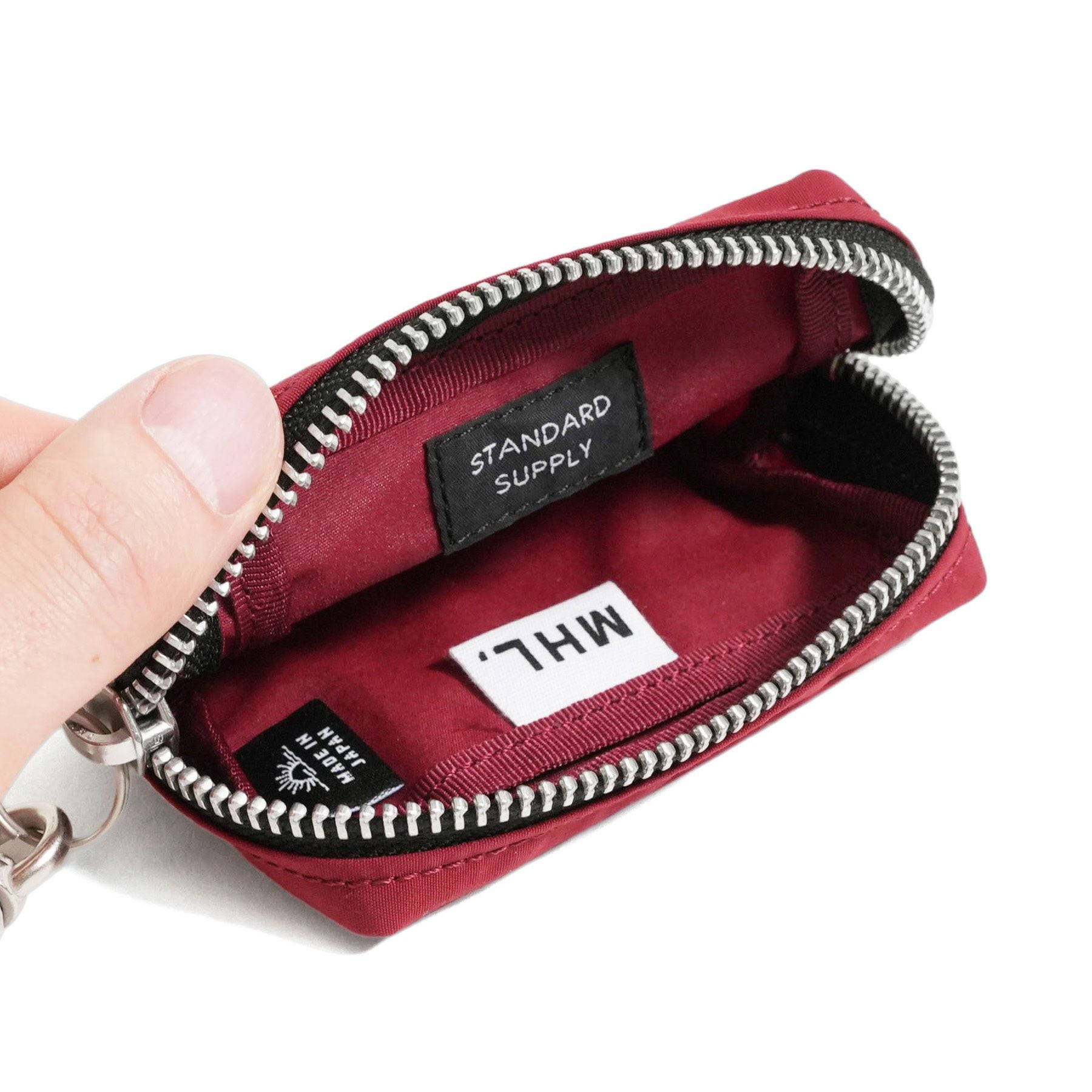 STD FOR MHL. SQUARE CHARM POUCH スクエアチャームポーチ | evergreen