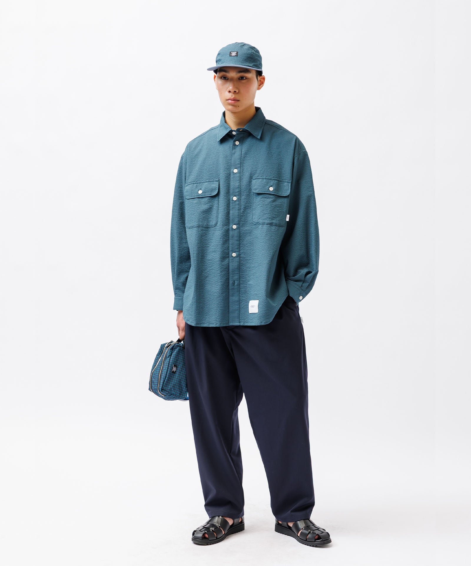 WTAPS×STD 2R SQUARE POUCH 2ルームスクエアポーチ [GREEN