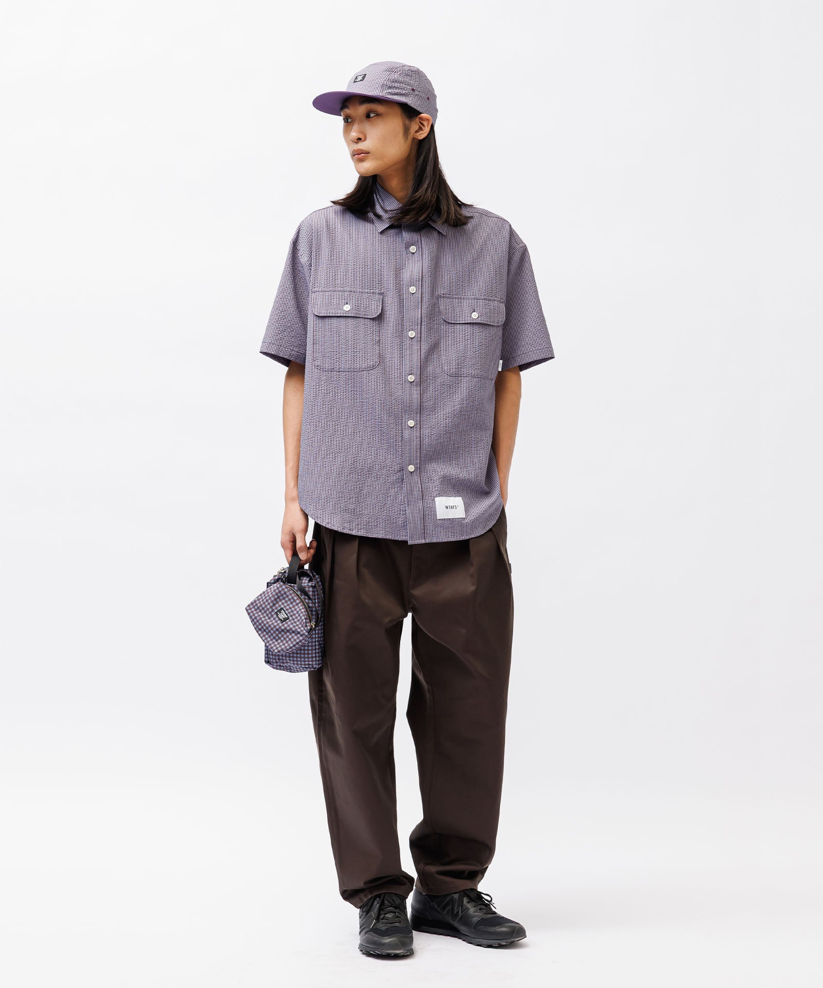 WTAPS×STD 2R SQUARE POUCH 2ルームスクエアポーチ [PURPLE